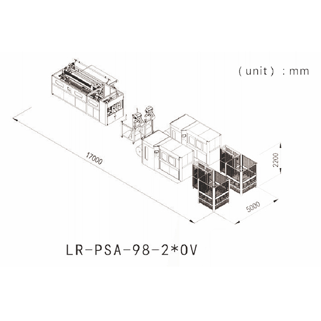 LR-PSA-98P Máquina de montagem de molas ensacadas de alta velocidade totalmente automática
